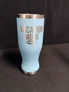 lot 1094 image: Vacation Mode Insulated Pilsner Glass