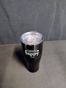 lot 1101 image: Choose Happy Insulated Tumbler