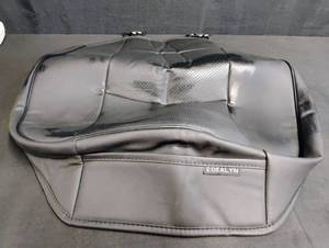lot 1107 image: Edealyn Automotive SilverWhite Leather Seat Cover
