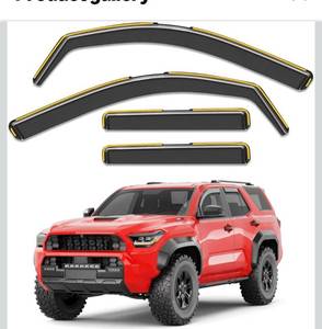 lot 8087 image: in-Channel Window Rain Guards Fit for 2025 2026 Toyota 4Runner,