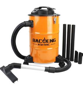 lot 8102 image: BACOENG 5.3-Gallon Ash Vacuum with Double Stage Filtration System, 10 Amp Ash Vacuum for Pellet Stoves with 1200W Powerful Suction,