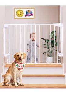 lot 8116 image: Cumbor 29.2-43 Baby Gate for Stairs,
