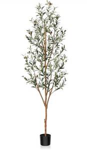 lot 8117 image: Kazeila Artificial Olive Tree 6FT Tall Faux Silk Plant