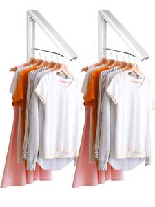 lot 8137 image: InstaHanger Clothes Drying Rack - Wall Mounted Laundry Drying Rack for Small Spaces