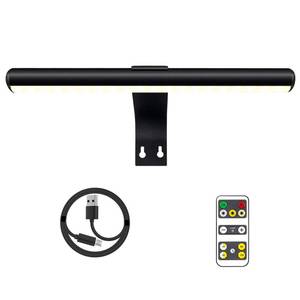 lot 8203 image: KANESIKI Picture Light Battery Powered, Rechargeable Painting Light with Timer, Dimmable Display Lamp for Wall Frame Shelf Portrait Art Dartboard Gallery, 16 inch, Black