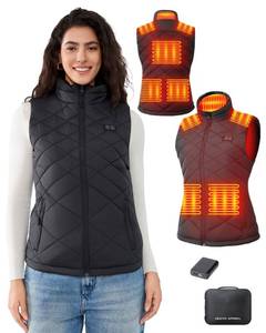 lot 8262 image: HILLSLTR Heated Vest Women with 18400mAh 7.4V Battery Pack Included, Water-Resistant Lightweight Outdoor Warming Vest,XL