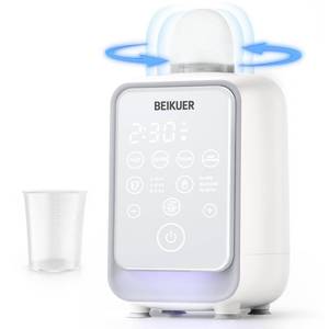 lot 8264 image: 12-in-1 Baby Bottle Warmer for Breastmilk, 98°F 2m Fast Heating Milk Warmers, 24H Locks Nutrients with 360° Swirlable Heat, Precise Even Warming &amp Temperature Control, Fits All Bottles, Bags, Jars