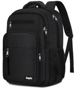 lot 8354 image: Black Backpack for Men Women, School Backpack for Boys Girls Teens, 15.6 Inch Laptop Backpacks with Reinforced Straps, Water Resistent Book bag, Work College Bookbag, back pack, Mochila para hombre