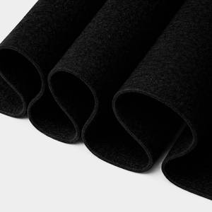 lot 8362 image: FabricLA Acrylic Felt Fabric by the Yard  72 Wide  1.6mm Thick  Clean-Cut, No-Fray, Non-Stiff  Black