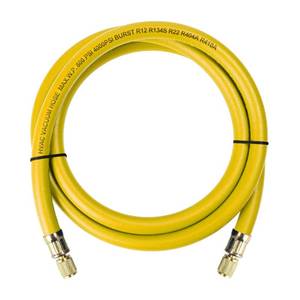 lot 8375 image: 2026 Upgrade 38 Diameter Hose, 14 FL to 14 FL Vacuum Certified Refrigerant Hose,6-Feet,for R410A and All Common Refrigerants- 800 PSI Working Pressure,Yellow