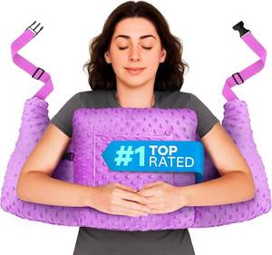 lot 8376 image: Zomaple Post Mastectomy Pillow Post Surgery Post-Op Essentials, Breast AugmentationReduction &amp Mastectomy Recovery Supplies Washable Cover for Comfort &amp Support