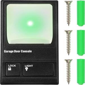 lot 8411 image: Fiada Garage Door Opener Wall Mount Compatible with Liftmaster 41A5273-1 78LM, Multifunction Keypad Control Panel with Lighting Control, Wired Replacement Panel Wall Keypad Button
