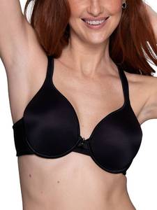 lot 8497 image: Vanity Fair Womens Body Caress Full Coverage Underwire Bra 75335, Midnight Black, 36DD
