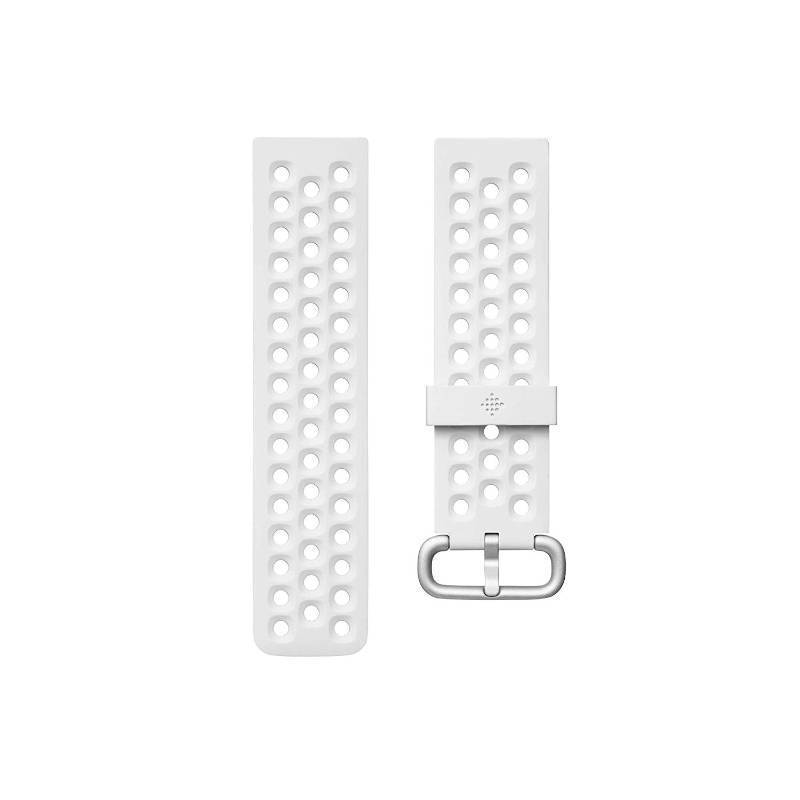 lot 56917 image: Fitbit FB171SBWTL Smart Wearable Accessories Band White Aluminium Elastomer