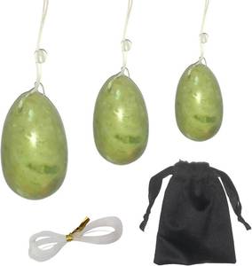 lot 64669 image: Yoni Eggs 3PCS Kegel Eggs, Ben Wa Balls for Women, Jade Kegel Eggs for Women Tightening Exercise Set