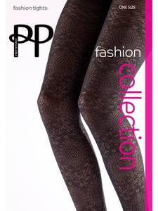 lot 64723 image: Pretty Polly Womens Boho Pattern Tights - Black