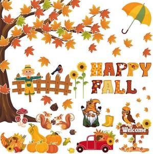 lot 64939 image: JUNEBRUSHS 112pcs Fall Classroom Bulletin Board Decorations Autumn Pumpkin Sunflower Fall in Love with Learning Decors for Back to School Classroom Preschool Chalkboard Wall Decor