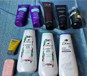 lot 2063 image: Assortment of Hair Products and Body Washes.