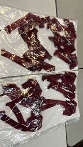 lot 2080 image: Threshold Set of 6 Velvet Christmas Bows. 2 Pack Totaling 12 Bows.
