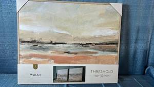lot 2084 image: Threshold 2 Piece Wall Art. 24x 30. 