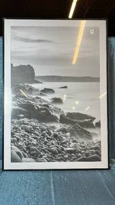 lot 2127 image: Black Frame Poster Frame 27.4x39.4 Matted To 24x36.