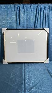 lot 3018 image: Threshold Studio McGee 8x10 Black Picture Frame