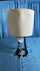 lot 3059 image: Threshold Modern Table Lamp with Linen Shade