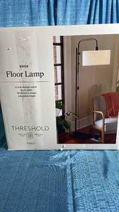 lot 3066 image: Threshold Knox Floor Lamp with Dimmer