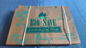 lot 8014 image: Bio-Save Lawn & Leaf Bags - 20 Count Bundle