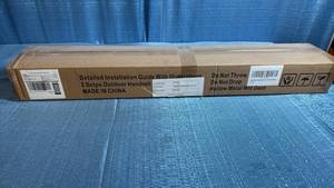 lot 8028 image: 2 Steps Outdoor Metal Handrail Set