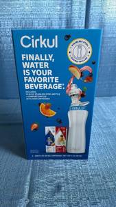 lot 8077 image: Cirkul Water Bottle Kit with Flavor Cartridges