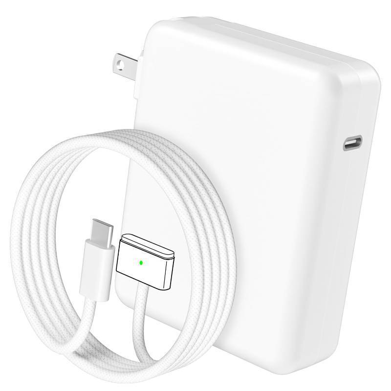 lot 50448 image: Mac Book Pro Charger,Compatible with Pro(16 inch 2021-2023)&(14 inch 2023),Air (13-15 inch 2021-2024),Include a USB C to T -Tip 3 Magnetic Braided Cable(6.6FT2M) 140 w - Retail $28