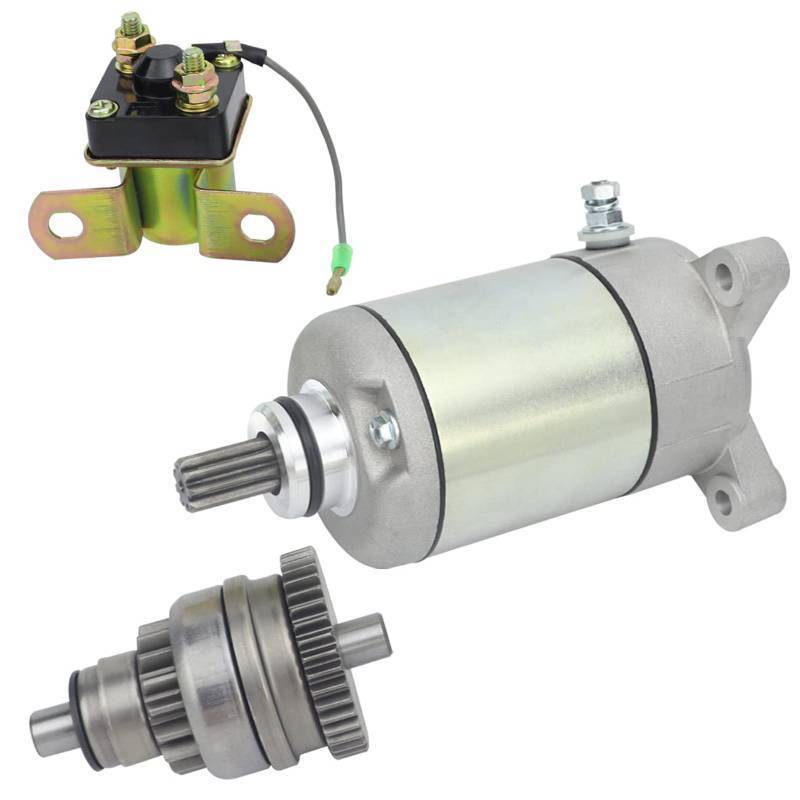 lot 50453 image: Soarider Starter & Drive & Relay for Polaris 1995-2002 Sportsman Magnum Ranger Scrambler Big Boss Trail Boss Worker Xplorer ATV Pro 500 425 400 335 325, 30849811864557-2688SMU0061410-54020495713 - Retail $45