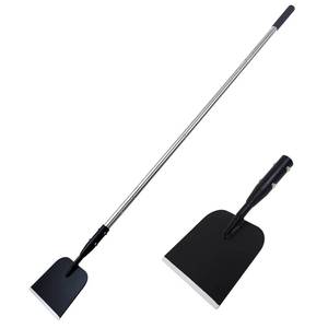 lot 44779 image: BARAYSTUS Flat Shovel with Adjustable Handle, 59 in Floor Scraper, Ice Scraper, Garden Cleaning Scraper, Ice Chopper, Snow Shovel, Multifunctional Weed Remover Tool for Walkway Driveway - Retail $33