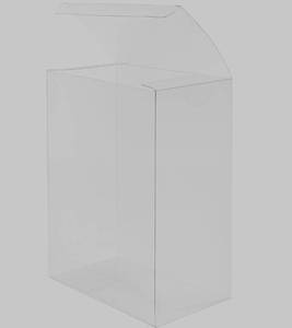 lot 58796 image: SweetGlob  Clear Favor Box  (Clear, 8x6.2x2.2) - Retail $10