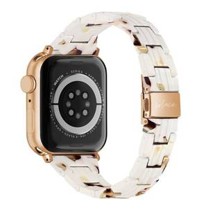 lot 58813 image: Solace Bands Slim Matte Resin Watch Band - Universal Fit for Apple Watch Bands for Women and Men, iWatch Bands for 38mm 40mm 41mm 42mm 44mm 45mm 49mm Ultra, SE and Series 11 10 9 8 7 6 5 4 3 2 1 - Retail $24