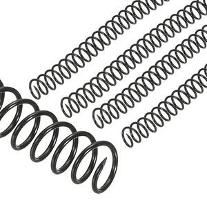 lot 58816 image: PATIKIL 13mm(12) Plastic Spiral Binding Coils, 20 Pcs Binding Spirals 105 Sheet Capacity 31 Pitch Binding Spirals for Binding Paper Sheets, Black - Retail $10