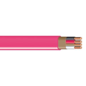 lot 61534 image: Southwire Romex SIMpull Electrical Wire 10 Gauge 3 Conductor, 100Ft, NMBG Wire, Pink 63948526 - Retail $166