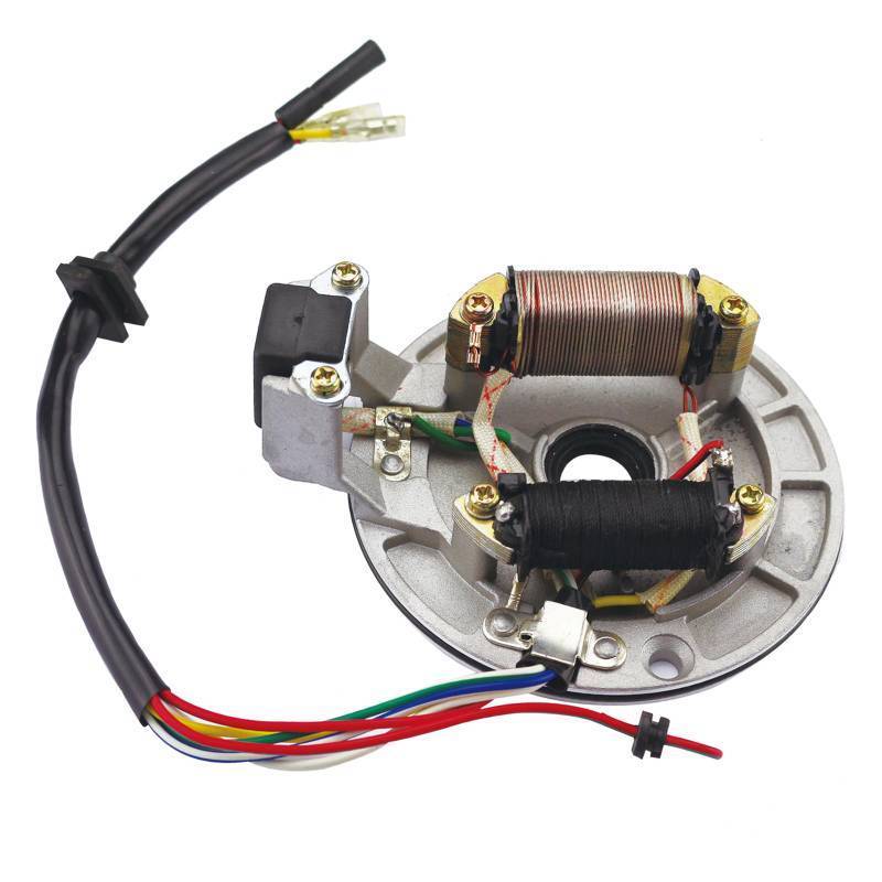 lot 41120 image: PRO BAT Lifan Magneto Flywheel Stator Plate for CRF50 CRF70 90cc 110cc 125cc Kick Start PIT PRO Trail Dirt Bike Go Kart Dune Buggy - Retail $14
