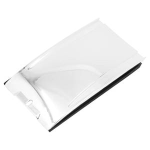lot 44851 image: HDBUBALUS Motorcycle Lower Dash Panel Extension for Harley Softail FXST FLST 2000-2017 Chrome - Retail $18