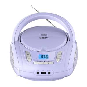 lot 44906 image: WIITHINK Radio CD Player with Bluetooth,FM Radio,USB MP3 Playback,AUX-in,Headphone Jack,MP3 CDs Compatible,Portable CD Players for Home or Outdoor - Retail $45