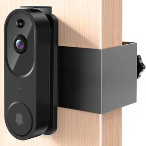 lot 58819 image: Anti-Theft Doorbell Mount No Drill Compatible with OrbitellReolink Video Doorbell, Adjustable Mounting Bracket Holder Accessories for Apartment Rentals, Enhanced Protection Doorbell Mount Bracket - Retail $19
