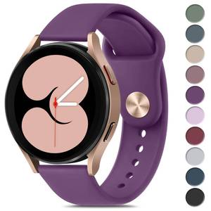 lot 58826 image: Meliya Bands for Samsung Galaxy Watch 7654FE Band 40mm 44mm, Galaxy Watch 64 Classic Bands 43mm 47mm 42mm 46mm, 20mm Soft Silicone Sport Replacement Strap for Galaxy Watch 7 6 5 4 Band Women Men - Retail $7