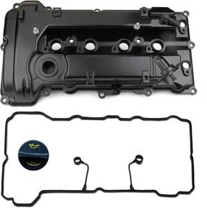 lot 101526 image: Upgread Aluminum Engine Valve Cover Compatible with 2017-2019 Hyundai Elantra Kona Kia Forte 2.0L L4 Replace 224102E700