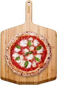 lot 101534 image: Ooni 14  Bamboo Pizza Peel   14 Inch Wooden Pizza Spatula Paddle, Pizza Cutting Board, Pizza Oven Accessories, Pizza Tools, Pizza Peel Wood, Pizza Board
