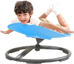 lot 101541 image: BABAMU Spinning Chair for Autistic Kids, Sensory Swivel Chair, Autism Sensory Products, Autism Toys, Sensory Toy for ADHD Children, Training Body Coordination (Blue)