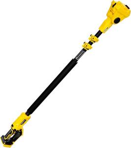 lot 201395 image: UPGRADE 2025,90 180 Swivel Extension Pole,3.9-6.9 ft extension Pole,Compatible with FUHAUS and ORBLON Chainsaws,Easily Performs Work at Height(Yellow)