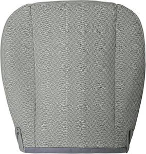 lot 401325 image: labwork Pewter Gray Driver Bottom Seat Cover Cloth Replacement for Chevy Express 1500 2500 3500 2003-2014 Van