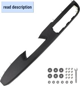 lot 401335 image: 80994 Left Front Driver Side Armrest Repair Compatible with Chevy GMC Sierra Yukon Silverado Suburban Tahoe Avalanche 2010-2014 with Door Release Handle Above Armrest 27inch Black