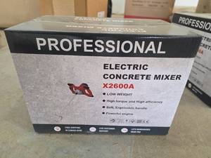lot 4196 image: Professional Electric Concrete Mixer X2600A